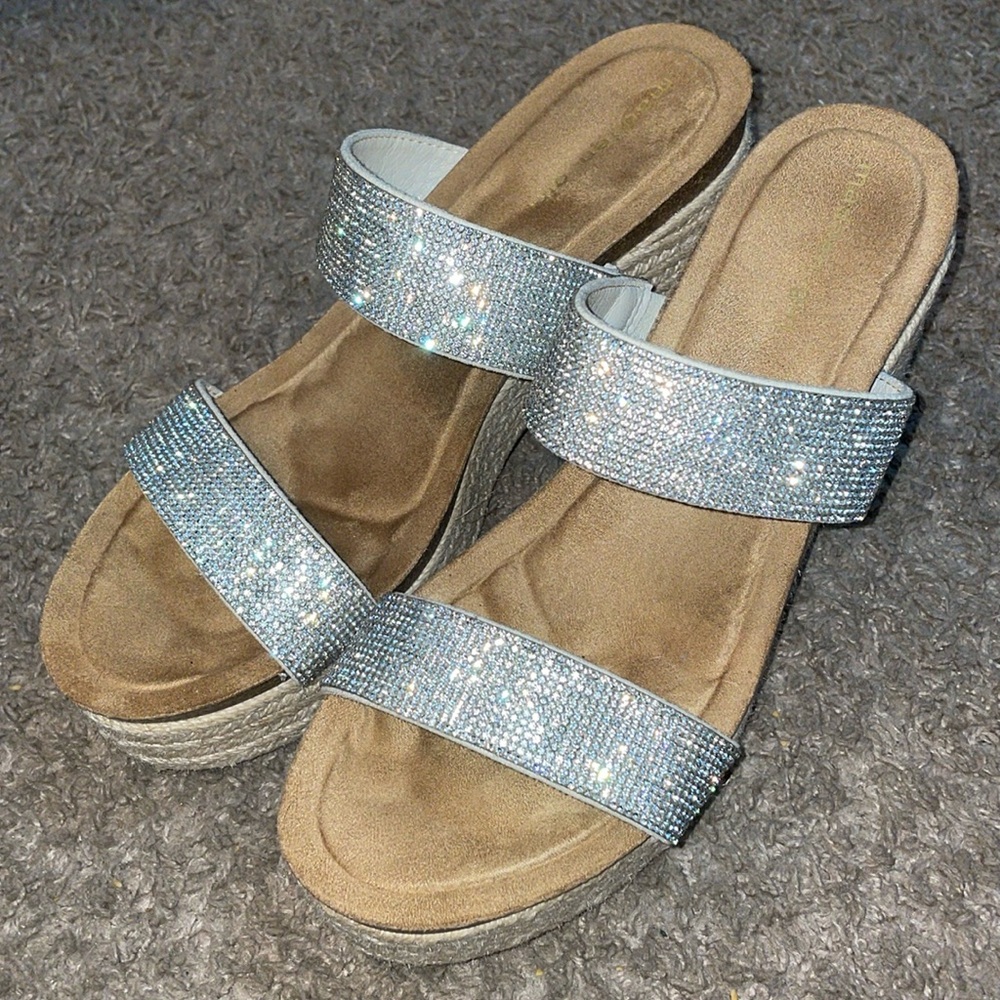MaddenGirl Womens Emerson Platform Sandals Chunky BlockHeel Espadrille sandals - Picture 2 of 11